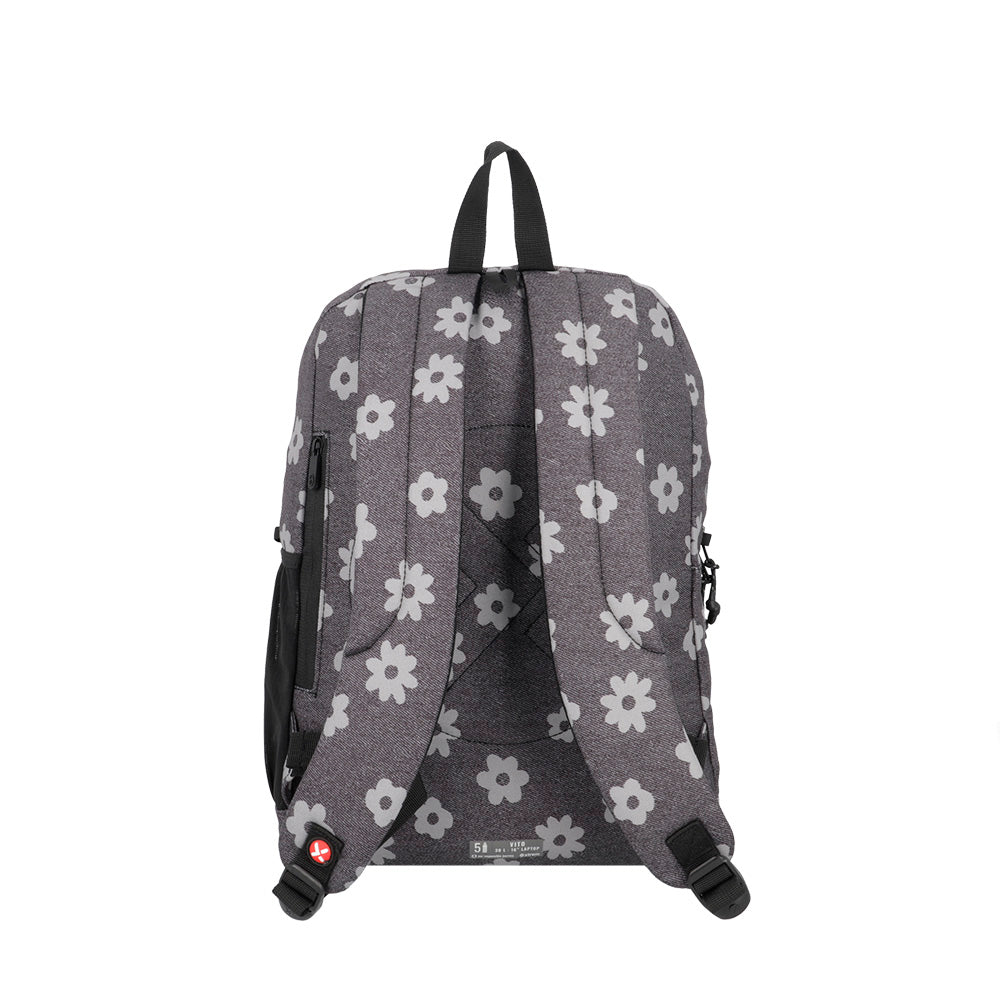 Mochila para notebook 16" Feminina Vito Cinza