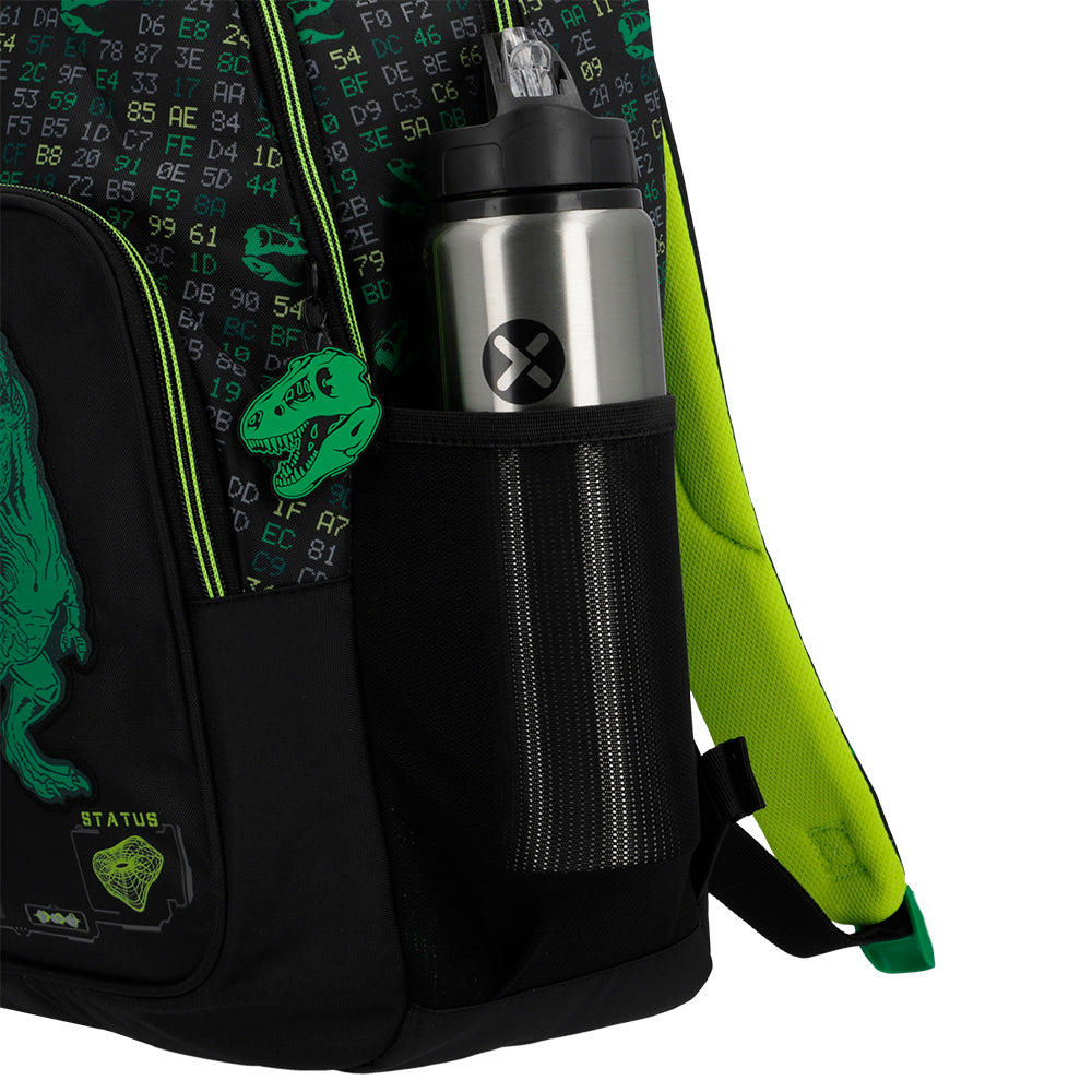 Mochila masculina infantil Hopper Dino Verde