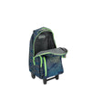 Mochila de Rodinha masculina infantil New Run azul