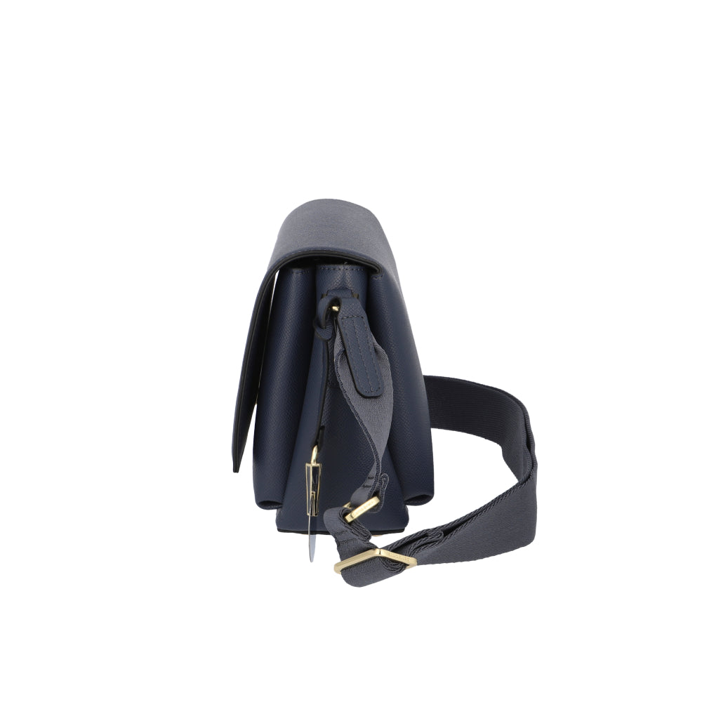 Cartera Roundtheclock Shoulder Bag+Flap Deep Blue