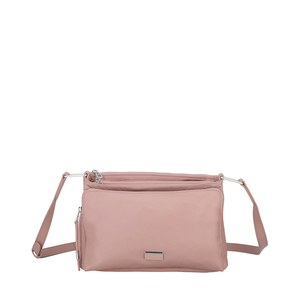 Bolsa Transversal Be-Her média Rosa