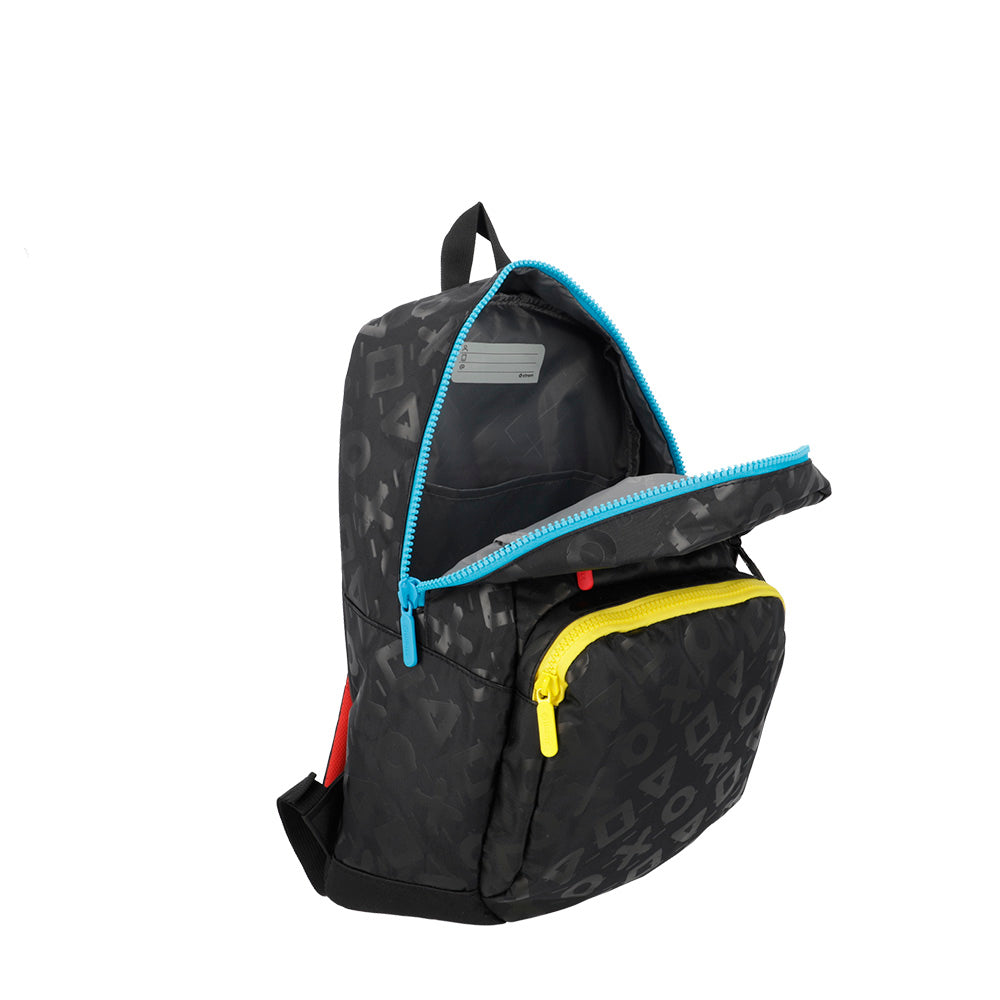 Mochila masculina infantil Bolt Gamer Preta