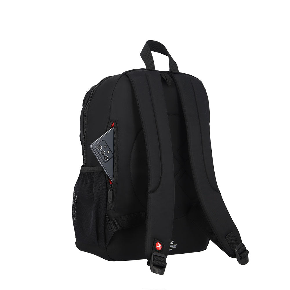 Mochila para laptop mujer Queens 15.6'' negra