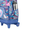 Mochila de Rodinha feminina infantil Cross azul