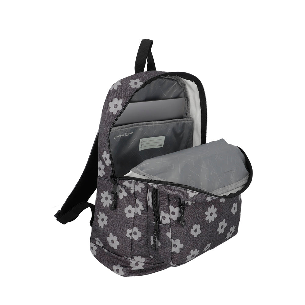 Mochila para notebook 16" Feminina Vito Cinza