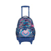 Mochila de Rodinha feminina infantil Cross azul