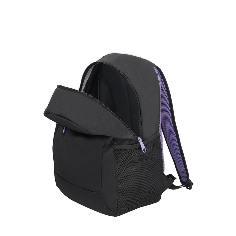 Mochila para mujer Acceleration Storm negro con morado