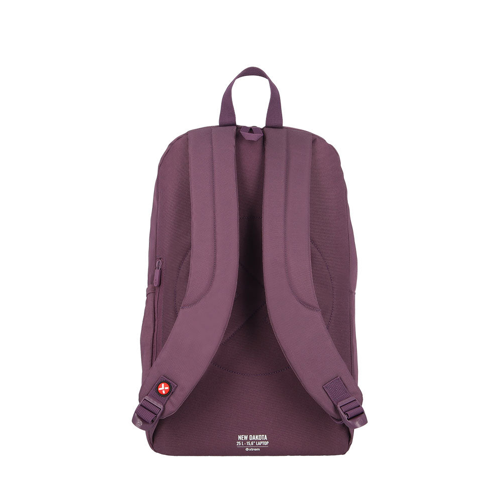 Mochila para laptop mujer New Dakota 15.6'' morada